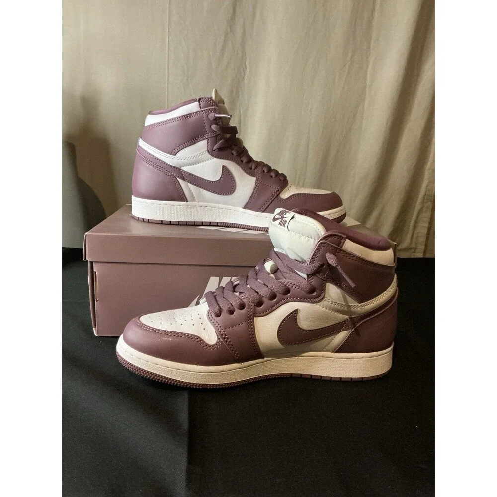 Nike Air Jordan 1 Retro High OG Purple/White FD1437-105 size 7Y